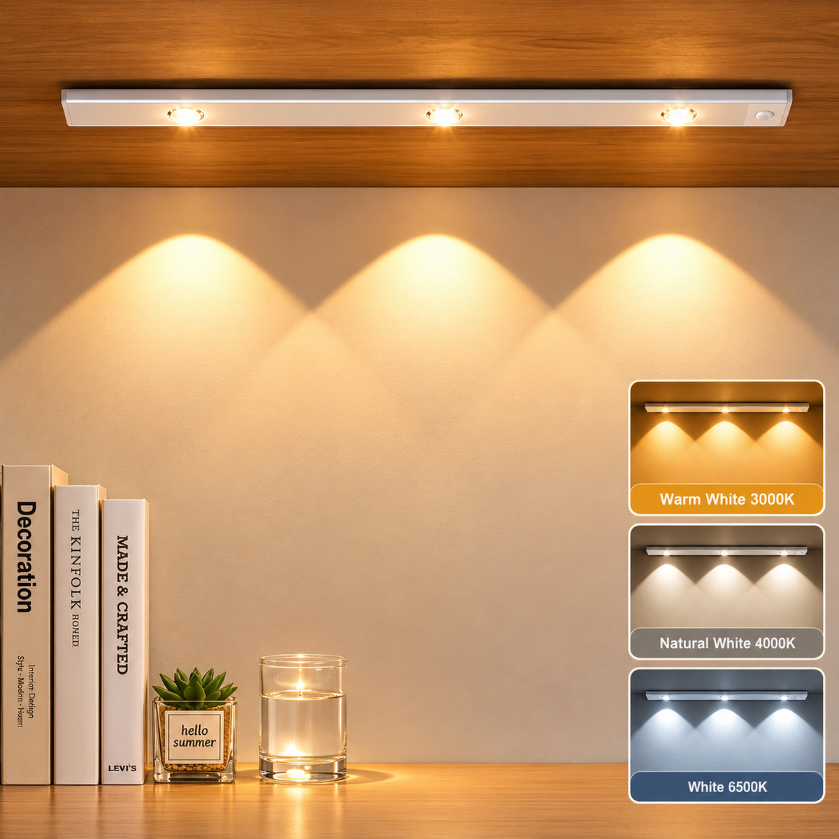 LED Cabinet Light with Motion Sensor